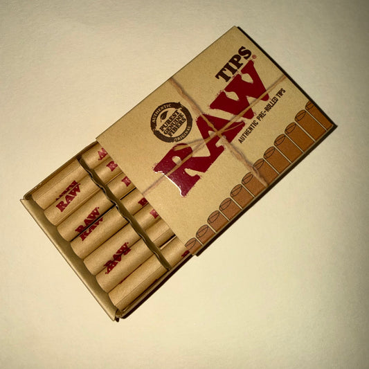 RAW PRE-ROLLES LONG FILTER TIPS