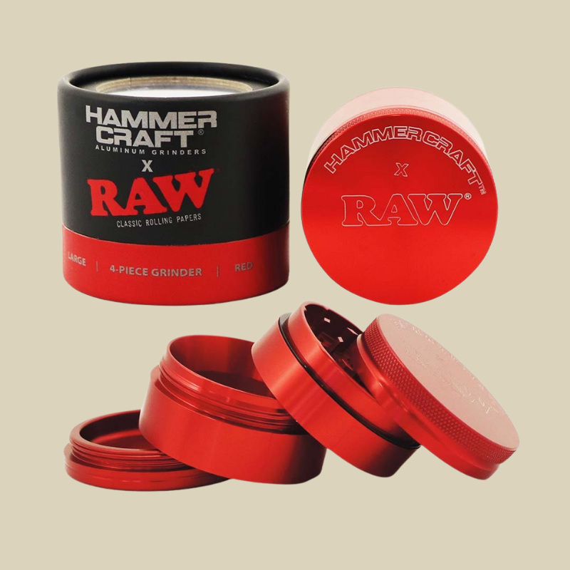 GRINDER RAW x HAMMERCRAFT 50 mm 4 PIÈCES