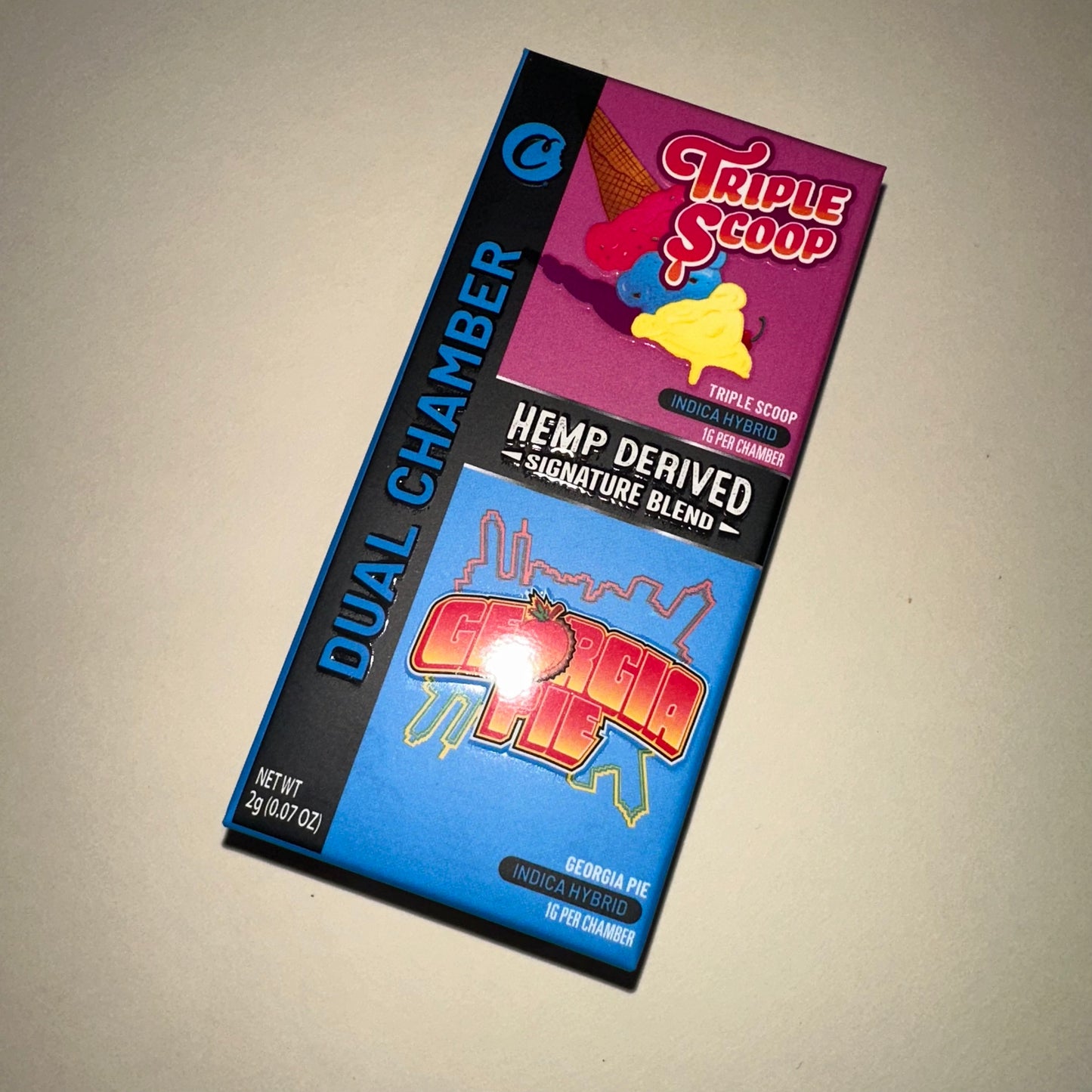 VAP PEN 2ml By COOKIES® 99% 10-OH - TRIPLE SCOOP 🍦 & GEORGIA PIE 🍊