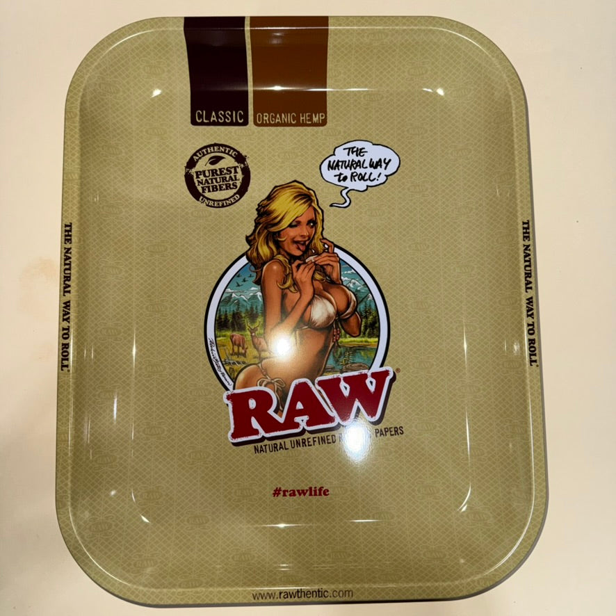 RAW Girl Rolling Tray Large 34x27.5 cm