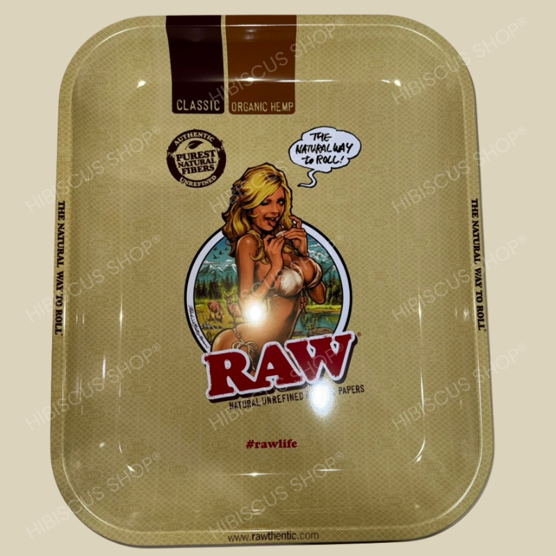 RAW Girl Rolling Tray Large 34x27.5 cm