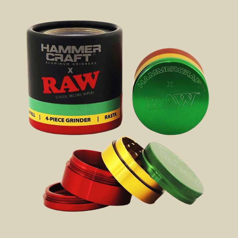 GRINDER RAW x HAMMERCRAFT 50mm 4 PARTES