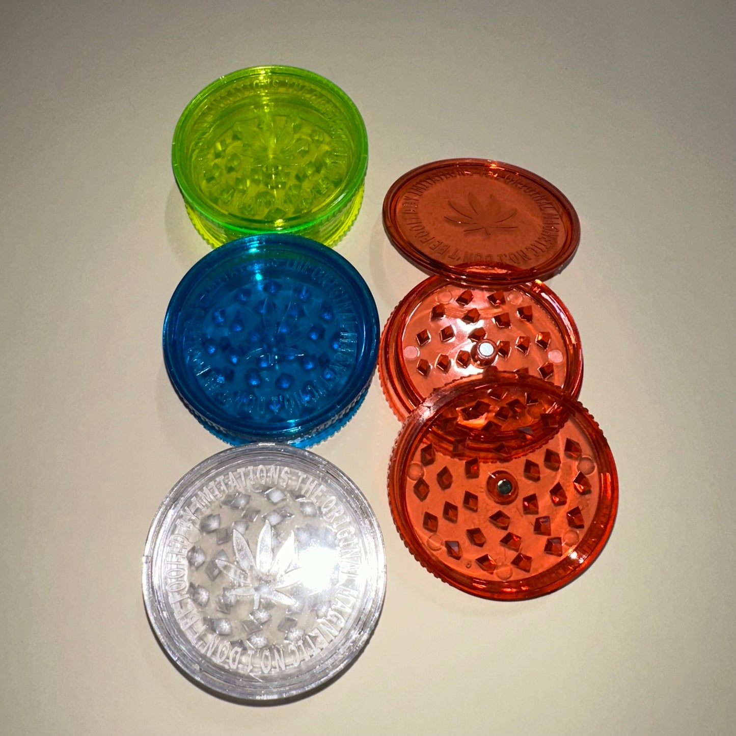 GRINDER PLASTICO 58mm 3 PARTES