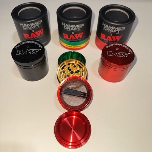 GRINDER RAW x HAMMERCRAFT 50mm 4 PARTES