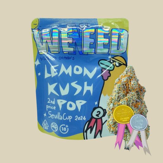 🍋 LEMON KUSH POP 🍋 CBD By WENEED®
