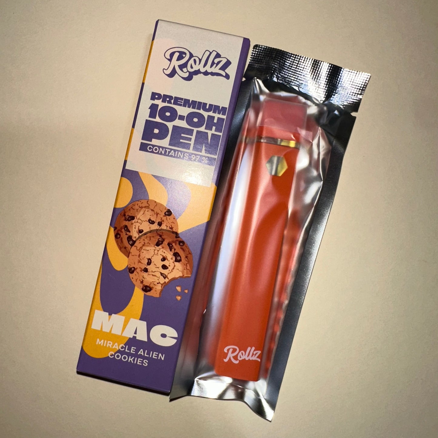 VAPER 2ml 97% 10-OH - MAC 🍪 By ROLLZ®