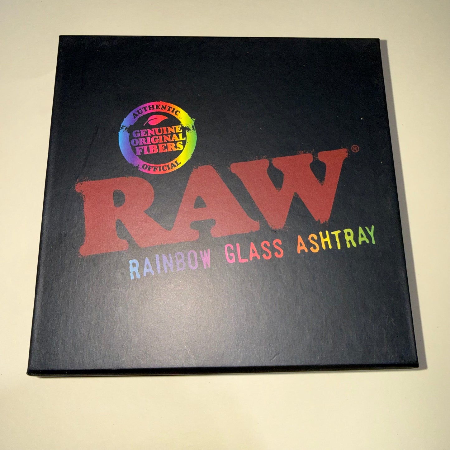 CENICERO CRYSTAL RAW RAINBOW