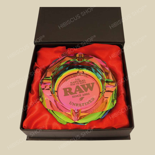 RAW RAINBOW CRYSTAL ASHTRAY